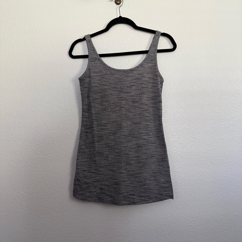 Lululemon Gray Striped Tank Top 6